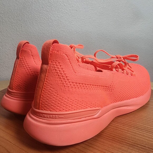 APL Techloom Breeze Shoes Mens Size 10 Orange Knit Running Sneakers Athletic main image 12